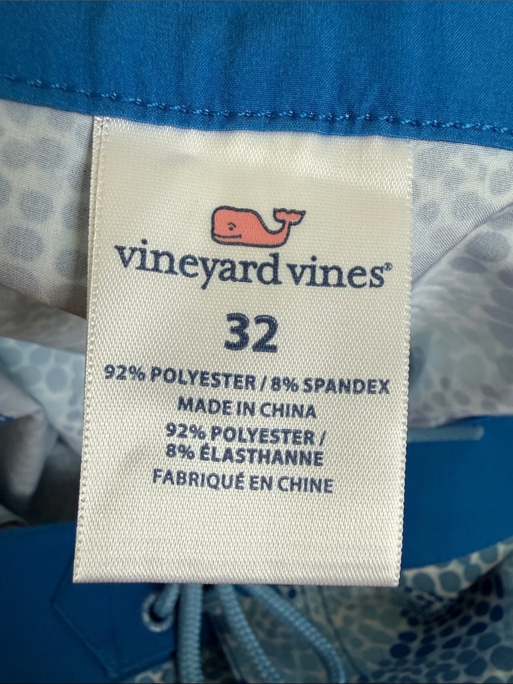 Vineyard Vines Blue Mosaic Print Board Shorts
